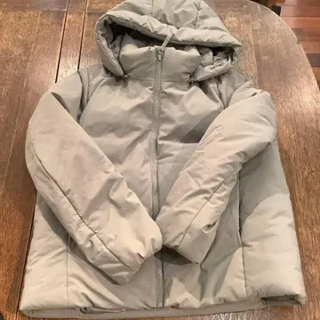 UNIQLO 유니클로 하이브리드 다운 파카 사이즈 S 라이트 그레이