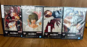 제일복권 데스노트 C상 아크릴 보드 전 4종 컴플리트