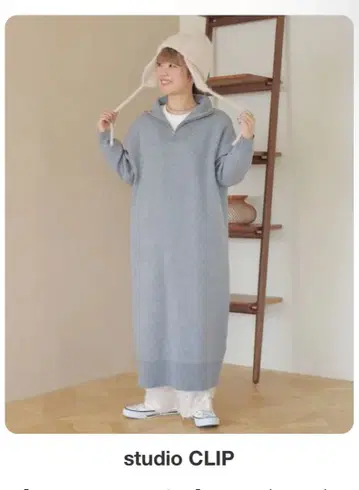 3시즌 12게이지 하프 ZIP 원피스 작은 키를 위한