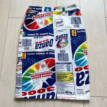 00s D&G 돌체&가바나 올 패턴 타이트 스커트 Danza3000