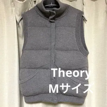 새상품 Theory 다운 베스트 M 사이즈 그레이
