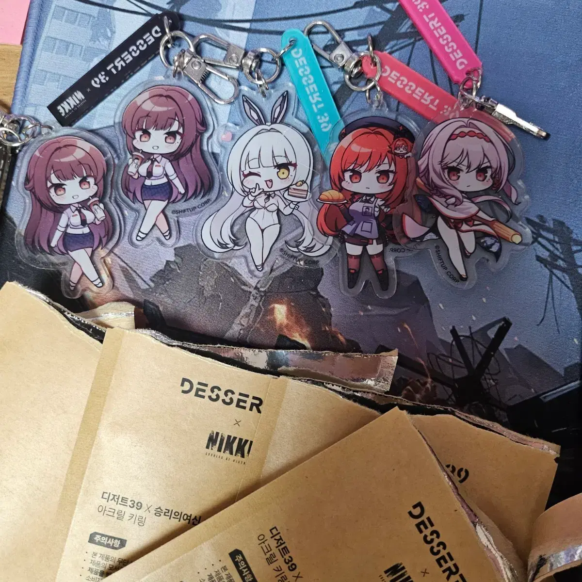 NIKKEデザート39フルセット（キーリング+アクリルスタンド+ムード灯