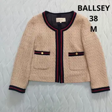 BALLY 노카라 자켓 베이지 38 M 오피스