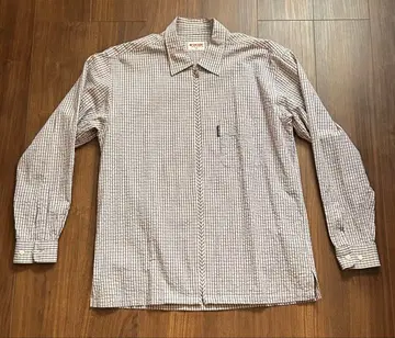 McGregor 체크 무늬 긴팔 셔츠 M 구제 의류