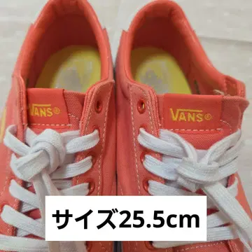 [ VANS ] 25.5cm 오렌지 스니커즈
