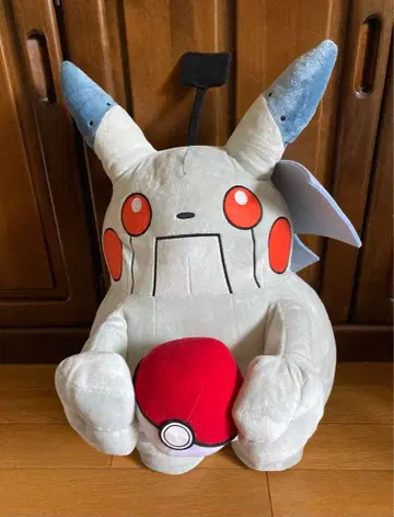 빅 사이즈 로보피카츄 봉제 인형 리카케이노오토코 미사용품