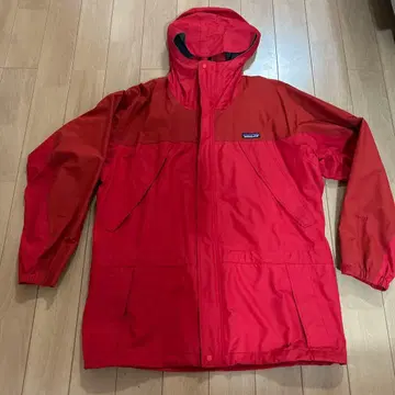 patagonia 후드 부착 나일론 자켓 M 레드