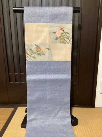 나고야 오비 순수 실크 짜임새