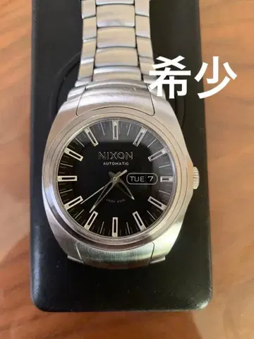 레어 NIXON 자동 시계 블랙