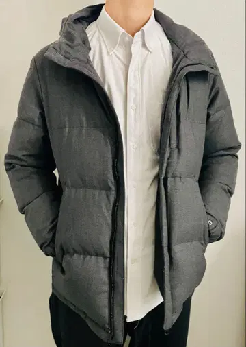 URBAN RESEARCH DOORS 다운 다크 그레이