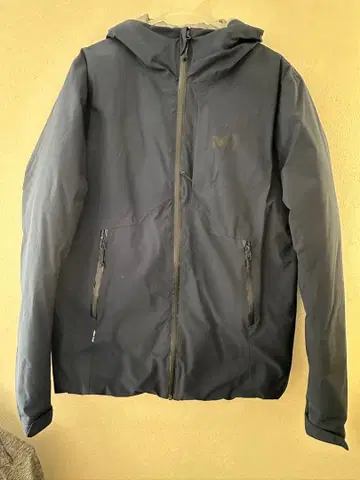 MILLET 네이비 후드 부착 자켓 사이즈 M