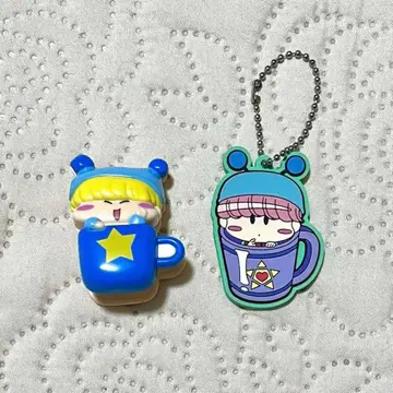 밀모데퐁! 클립 & 러버 키링 세트