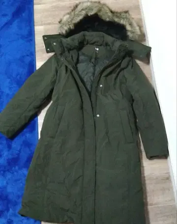 UNIQLO 유니클로 울트라 웜 하이브리드 다운 롱 코트