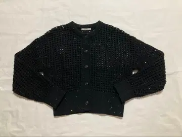 어반 리서치 스팽글 니트 가디건