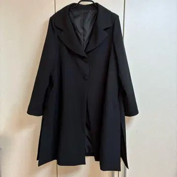 마담 히로코 포멀 블랙 코트 A라인