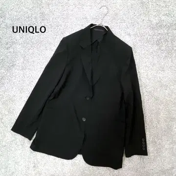 [UNIQLO] 감동 자켓 릴랙스 핏 블랙 얇은 소재