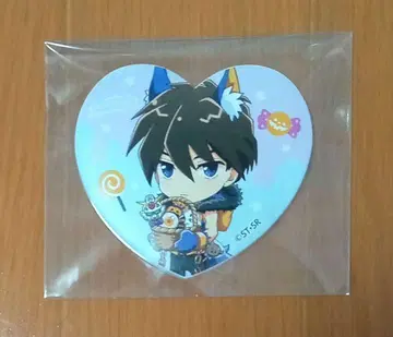 건담 카페 할로윈 하트형 마그넷 배지 건담W 히이로