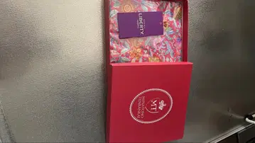 LIBERTY 꽃무늬 실크 손수건