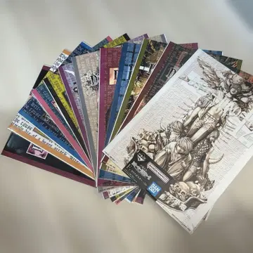 제일복권 DEATH NOTE A3 클리어 포스터 12장 세트