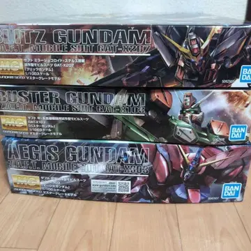 MG 블리츠 건담 버스터 건담 이지스 건담 미조립품