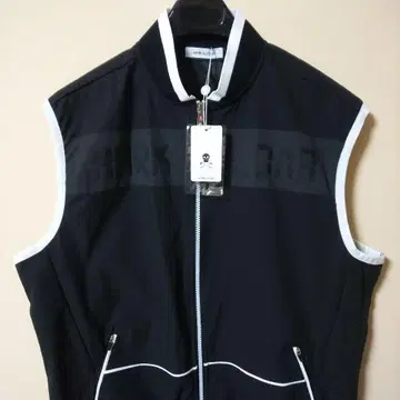 MARK&LONA 마크앤로나 워치 패턴 지퍼 베스트