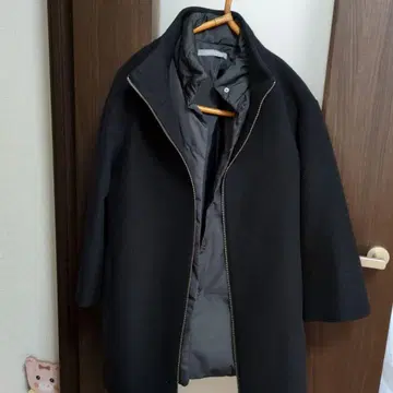 띠어리 theory 이너 다운 울 코트