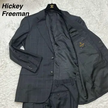 [컨디션 최상] 히키 프리먼 수트 2피스 실크 다크 그레이 비즈니스