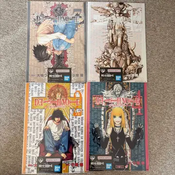 데스노트 제일복권 클리어 포스터 L 엘 미사 라이트