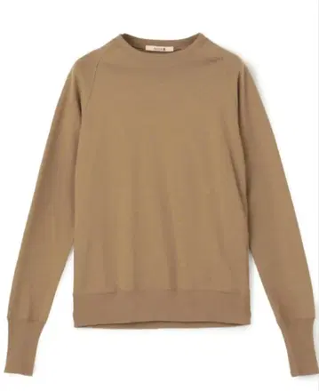 BACCA 소프트 코튼 크루넥 티셔츠 카멜