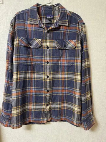 patagonia 피오르드 플란넬 셔츠 오가닉 코튼 S 사이즈