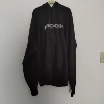 RECON 블랙 후드티 L 90s - 00s 새상품급