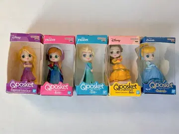 Qposket 디즈니 프린세스 피규어 5세트