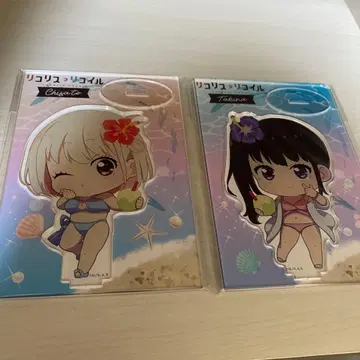 리코리스 리코일 토지코레 아크릴 스탠드 니시키기 치사토 이노우에 타키나