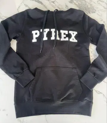 PYREX 블랙 후드티