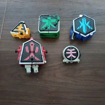 슈퍼전대 히어로 변신 아이템 5개 세트