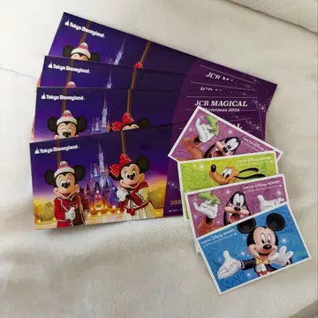 JCB 디즈니랜드 MAGICAL Christmas 대관 티켓 4매