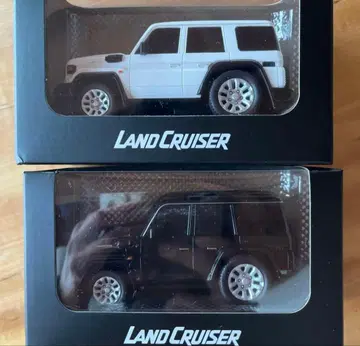 랜드크루저 미니카 세트 화이트 블랙