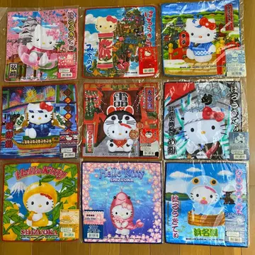 지역 한정 키티 미니 타월 세트 도쿄 도호쿠 등