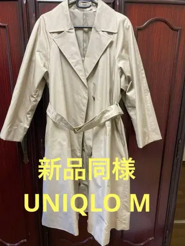 [ 시착만 한 상품 ] 유니클로 트렌치코트 여성용 베이지 M 사이즈