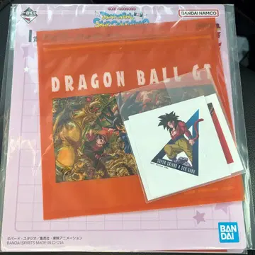 드래곤볼 1번 복권 I상 지퍼 백 & 스티커 세트