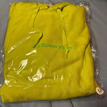 후지이 카제 후디 M 사이즈 꽃 그린 후드티 새상품