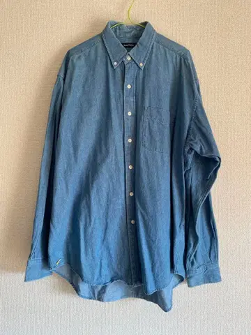 NAUTICA 데님 버튼다운 셔츠