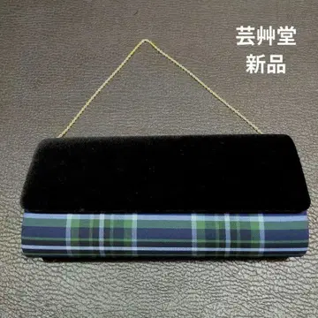 체크 무늬 2way 클러치백 화양 성인식 졸업식 파티 예총당 새상품