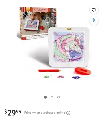 F A O SCHWARZ 다이아몬드 아트 큐빅 유니콘