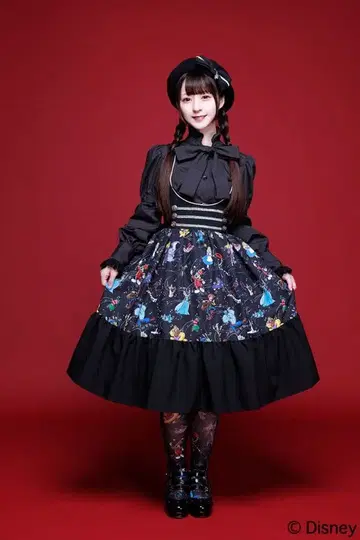 최종 가격 인하! 선착순! 미호마츠다 디즈니 점프 스커트