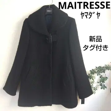 [메틀리제] 새상품 택 포함 울 코트 블랙 9호 일본제