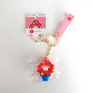 오사카 엑스포 먁먁 마이멜로디 입체 마스코트 스트랩 산리오