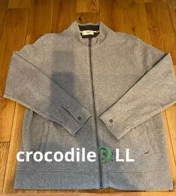 Crocodile 그레이 집업 자켓 LL