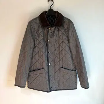 PS 폴스미스 퀼팅 자켓 M 올리브 그레이 안감 도트