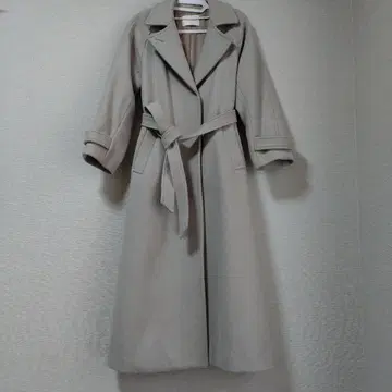 PUBLIC TOKYO 캐시미어 혼방 울 트렌치코트